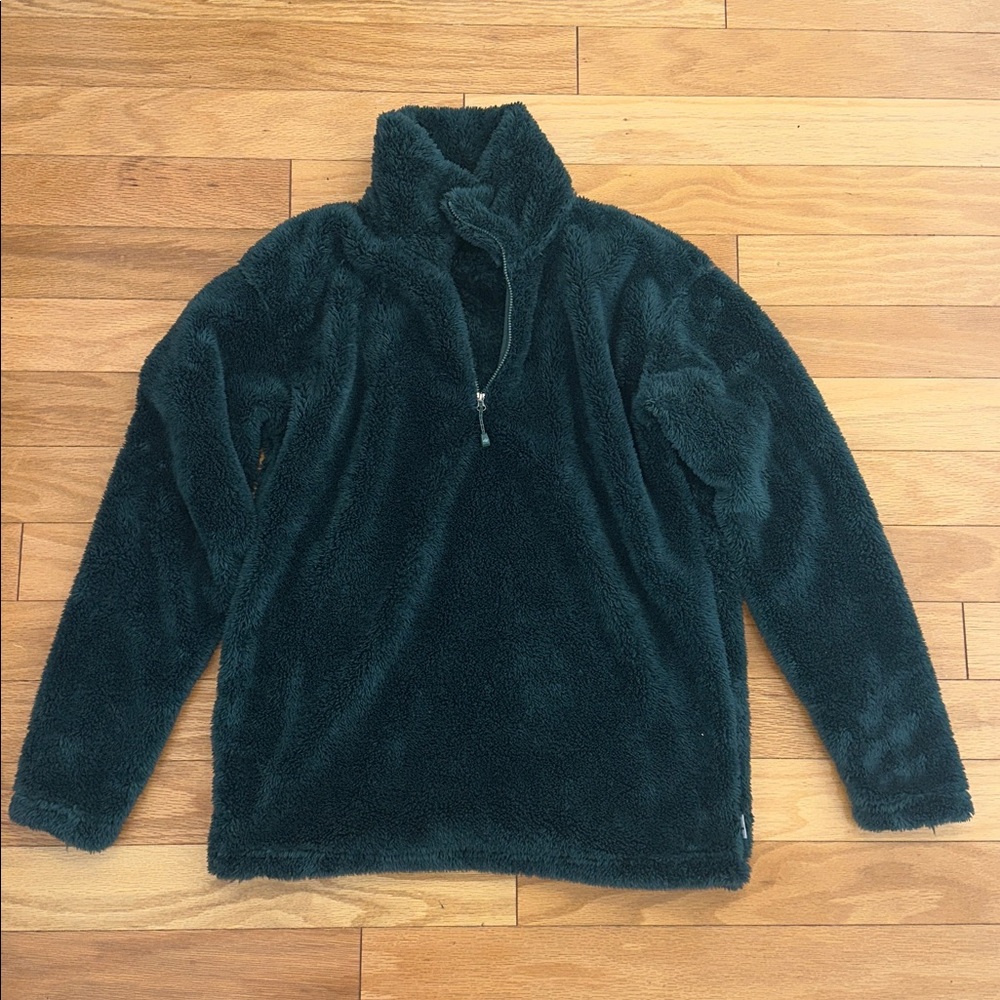 Eddie Bauer Tall Green Fleece Jacket